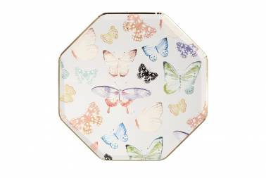 assiette papillon pour un anniversaire Fée