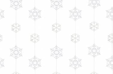 Guirlande flocon de neige noel