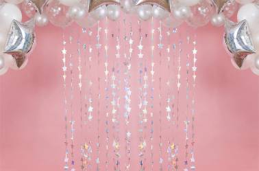 Rideau étoiles pour anniversaire et fête