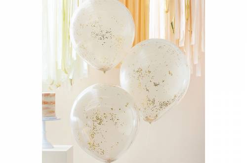 Ballons confettis pour anniversaire