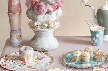 Table anniversaire jardin anglais