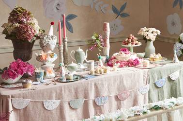 Deco floral parfaite pour anniversaire jardin anglais