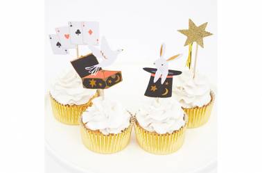 caissette et pics anniversaire magie