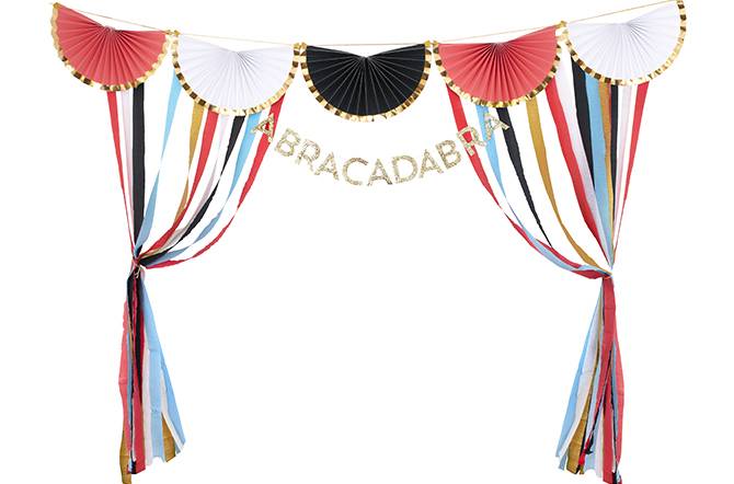 3 Guirlande anniversaire magie - Abracadabra