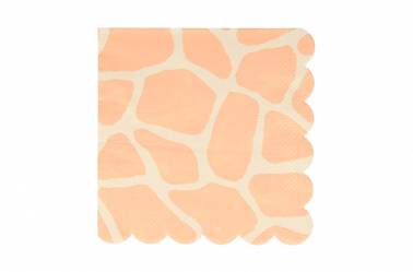 Serviettes imprime animaux panthère safari