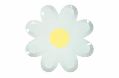 assiettes marguerite bleu