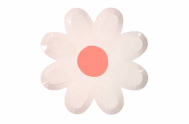 assiettes marguerite rose