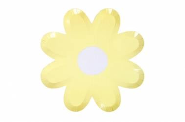 assiettes marguerite jaune