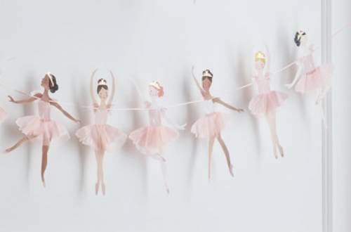 deco anniversaire danseuses de ballet en ballerines