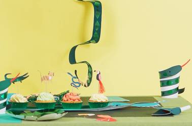 Table anniversaire animaux de la jungle