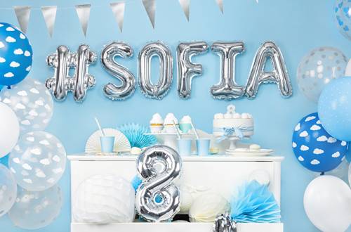 Ballons nuage baby shower