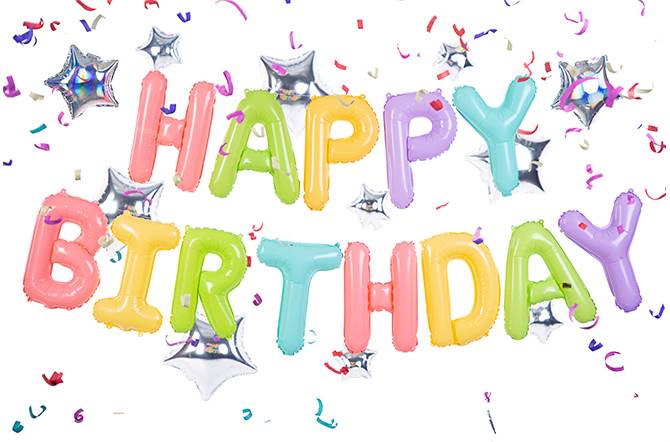 Striscione Amscan 'Happy Birthday' In Lamina Multicolore - Lunghezza 1,8 M Con Adesivi Per Età