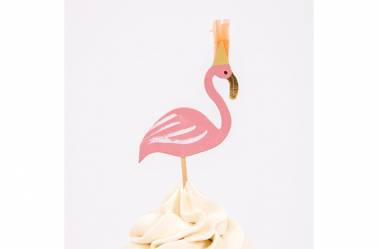cupcakes flamant rose safari