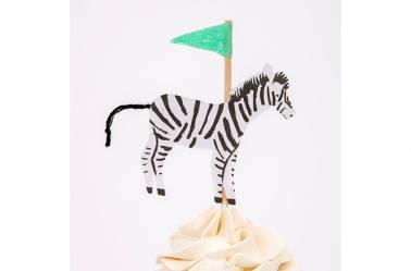 cupcakes zebre safari