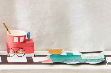 Décoration anniversaire train