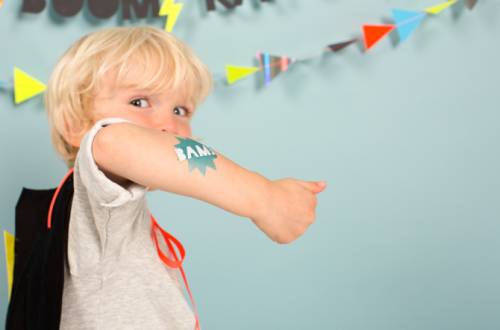 Tatouages enfants super-héros