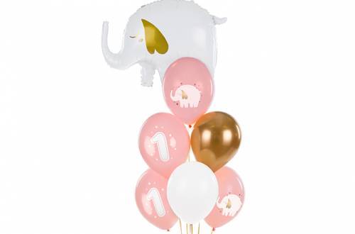 Assortiment De Ballons Anniversaire 1 An Pour Bebe Fille