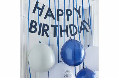 Happy Birthday door decoration