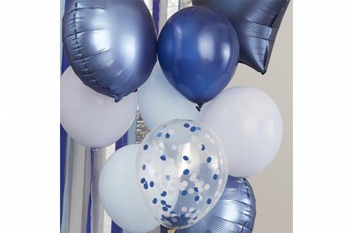 assortiment ballons bleu