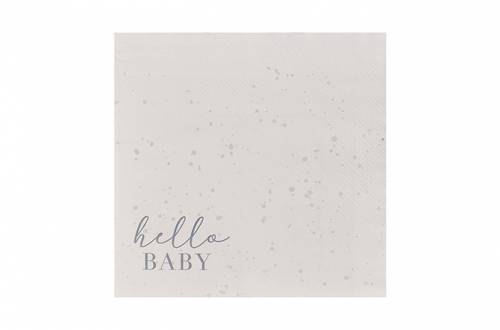 Serviettes Hello - Baby Shower