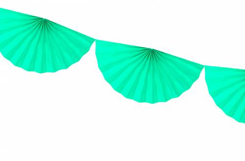 Guirlande rosettes - menthe light