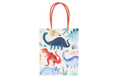 Sacs cadeaux dinosaures