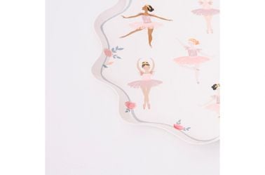 assiette anniversaire danseuse