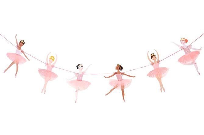 guirlande danseuses de ballet en ballerines