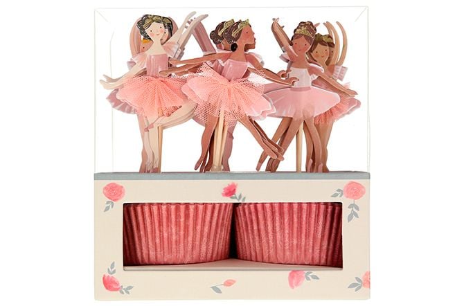 cupcake et toppers danseuse de ballet et ballerines