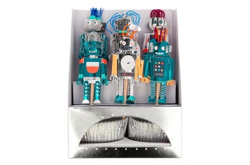 Caissettes anniversaire Robot