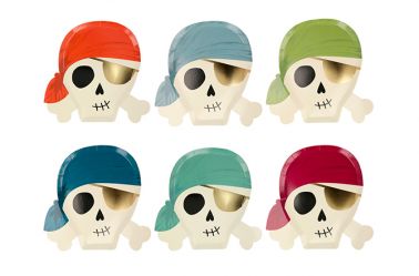 Assiette tête de mort