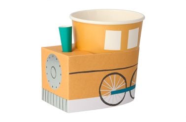 gobelet locomotive jaune