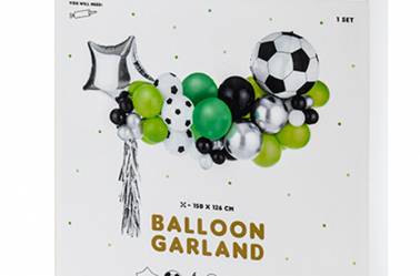 Guirlande de ballons foot