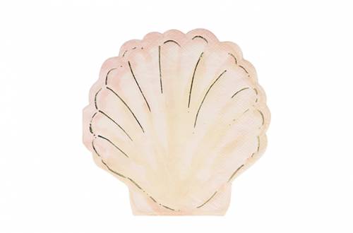 Serviettes coquille de palourde