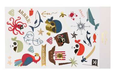 tatouage de pirate - Meri Meri