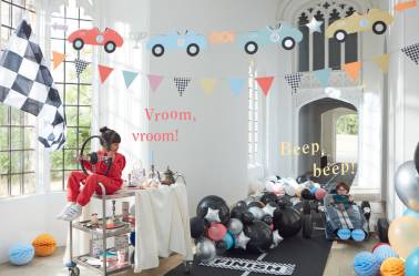 8 Sacs cadeaux voiture de course