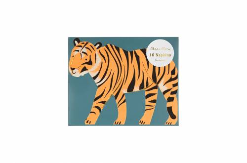 Serviettes tigre de chez Meri Meri