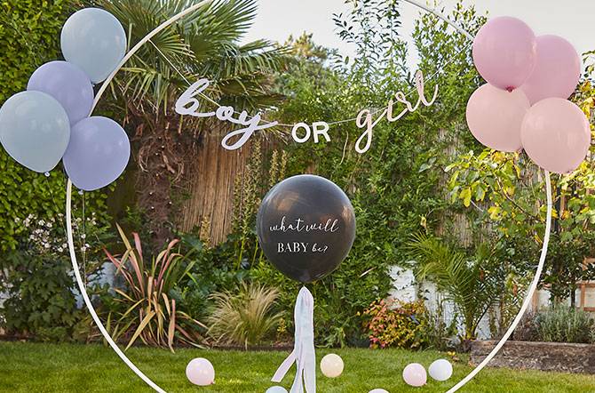 Kit ballons gender reveal