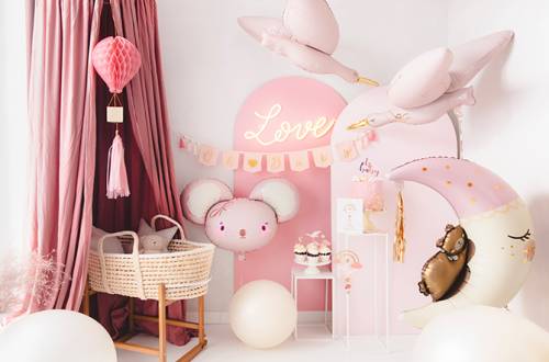 deco baby shower fille
