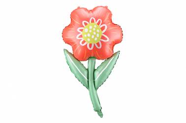 Ballon en aluminium Fleur