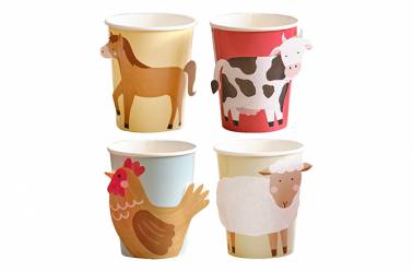 Gobelet animaux de la ferme