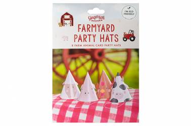 Chapeaux anniversaire animaux de la ferme