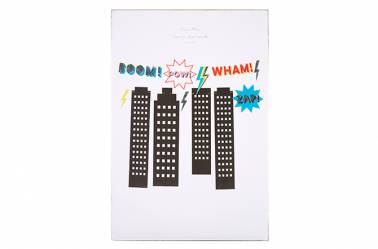 Guirlande anniversaire Superhéroines