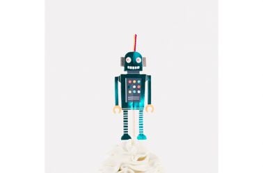 deco pour gateau anniversaire robot