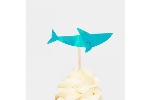 Piques cupcake requin