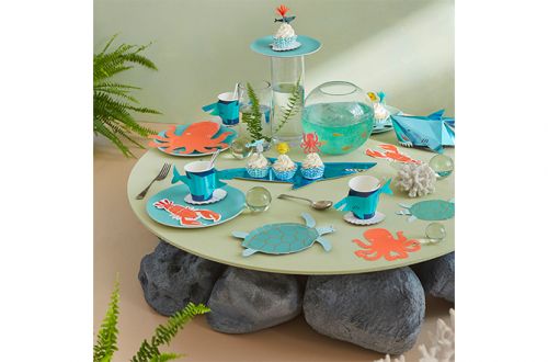 deco anniversaire mer et animaux marins