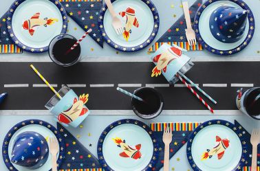 6 Papilottes pour Gobelets avion