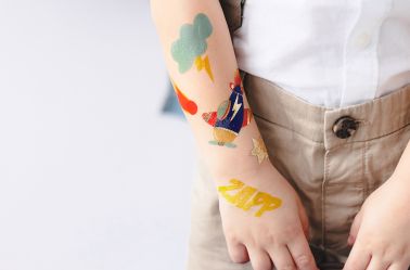 Tatouages enfant Avion
