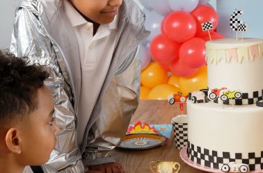 4 Décorations Muffins - Voitures : Une Course Vers la Gourmandise !