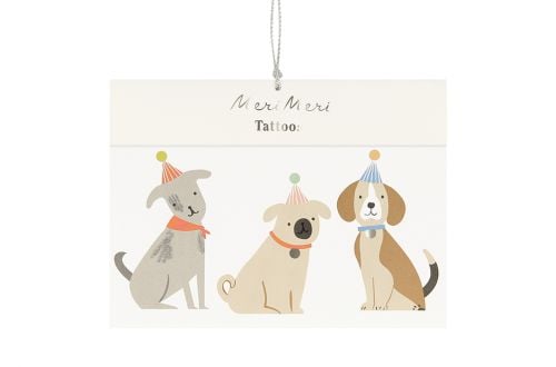 Tatouages Chiot et chien pour enfant